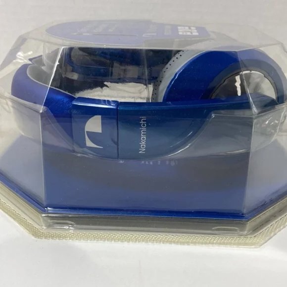 Nakamichi Precision Sound Over The Ear Headphones Metallic Edition Blue Wired - Picture 4 of 16